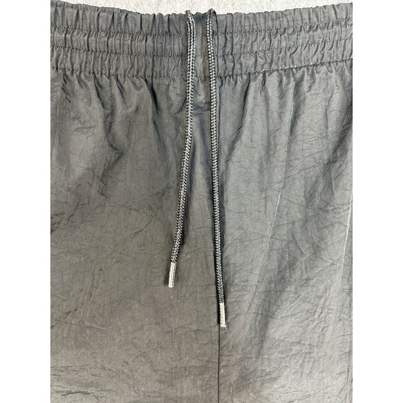 Vintage Reebok Track Pant Men’s Large Black Nylon Windbreaker Ankle Zip - Picture 6 of 10
